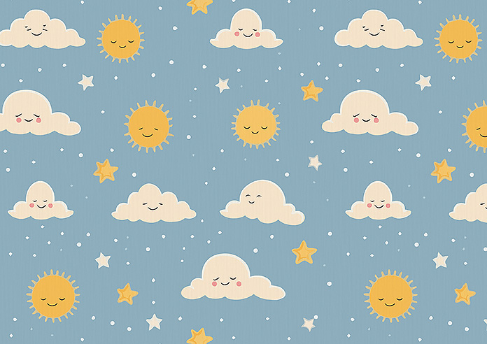 Cloud Nine, Sunshine - Motorised Roman Blind - Image 7